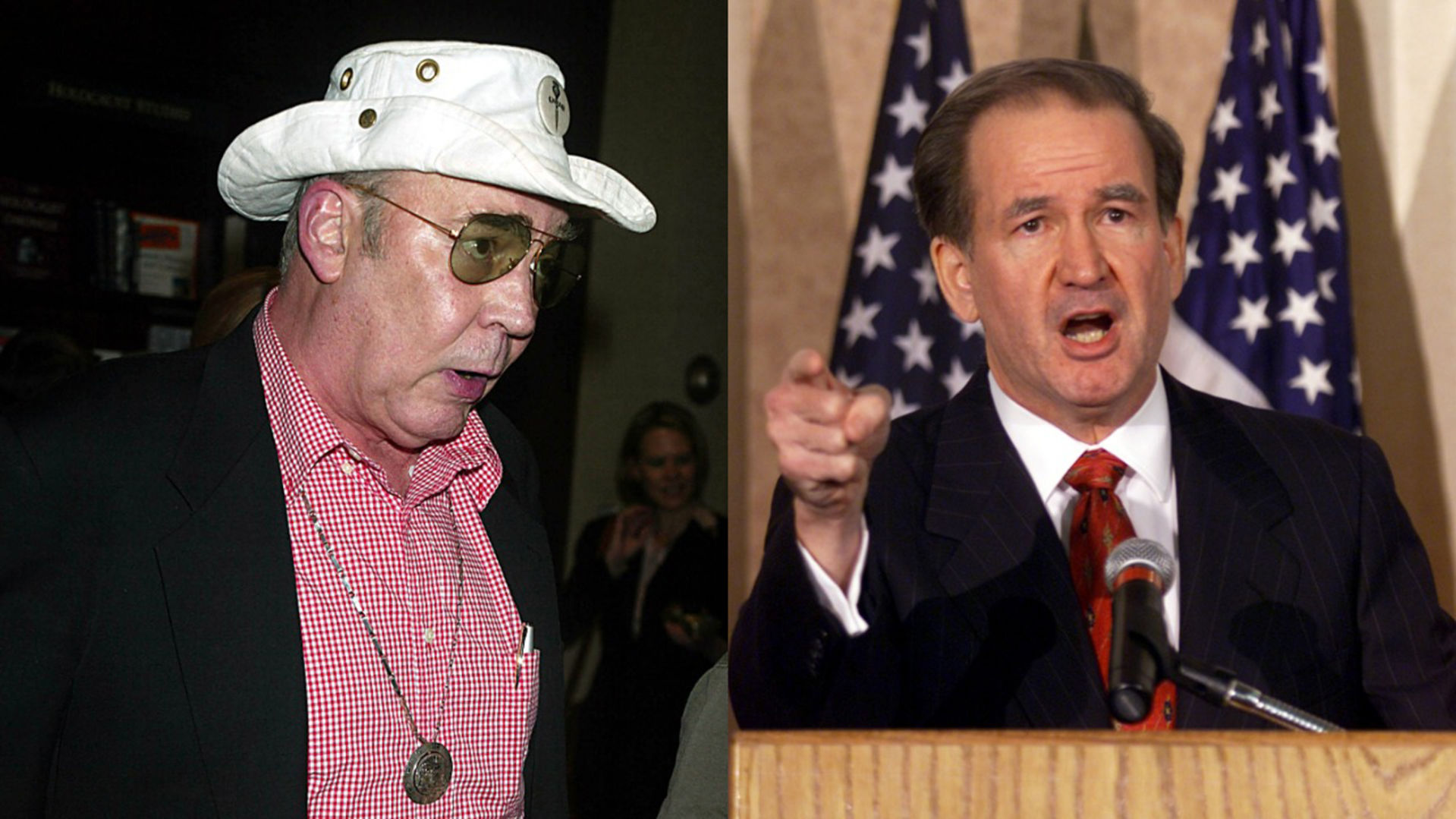 Hunter S. Thompson and Pat Buchanan